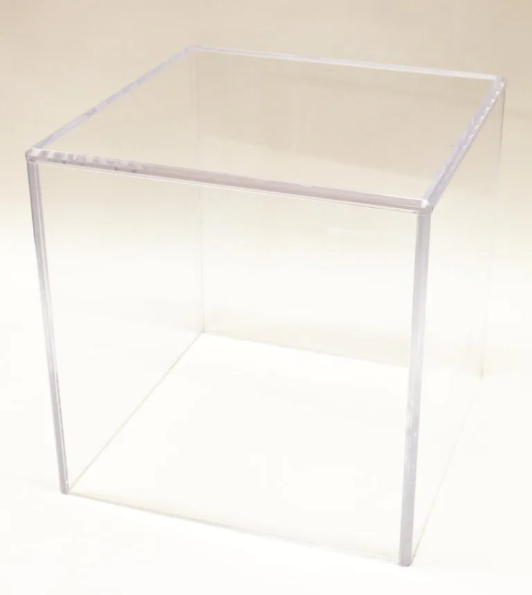 Modern Acrylic Display Pedestal Cubes or Side Tables