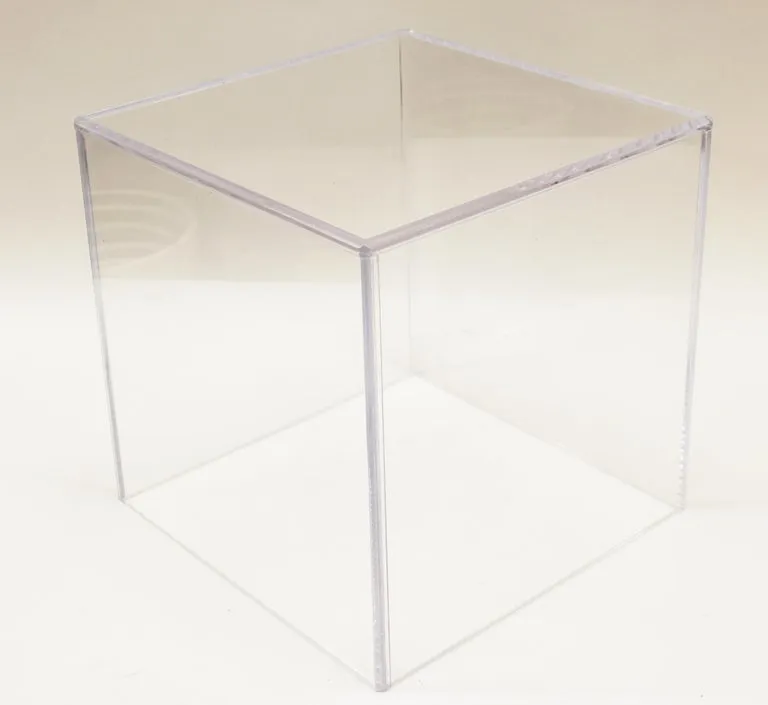 Modern Acrylic Display Pedestal Cubes or Side Tables