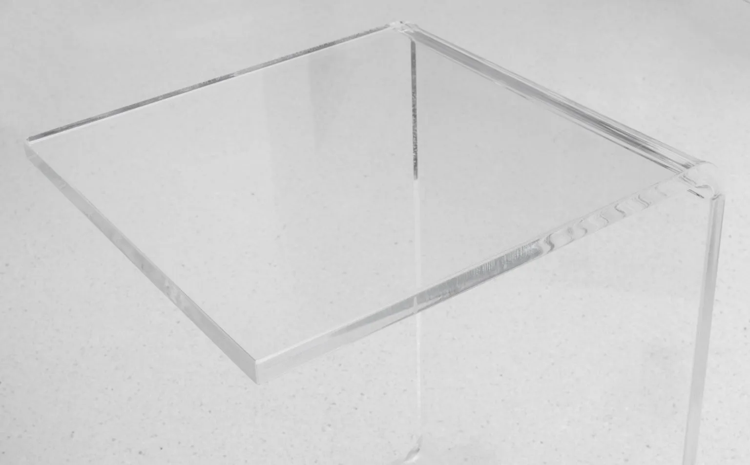 Modern Clear Acrylic End Table