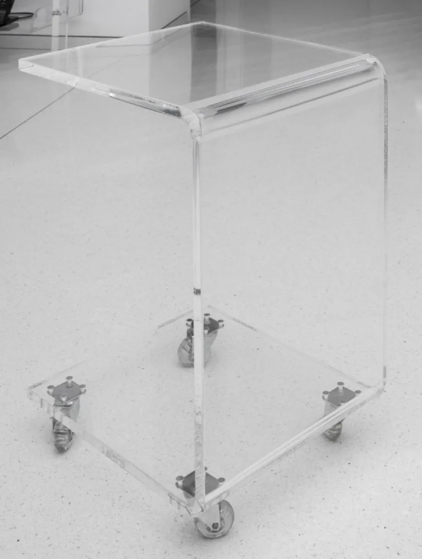 Modern Clear Acrylic End Table