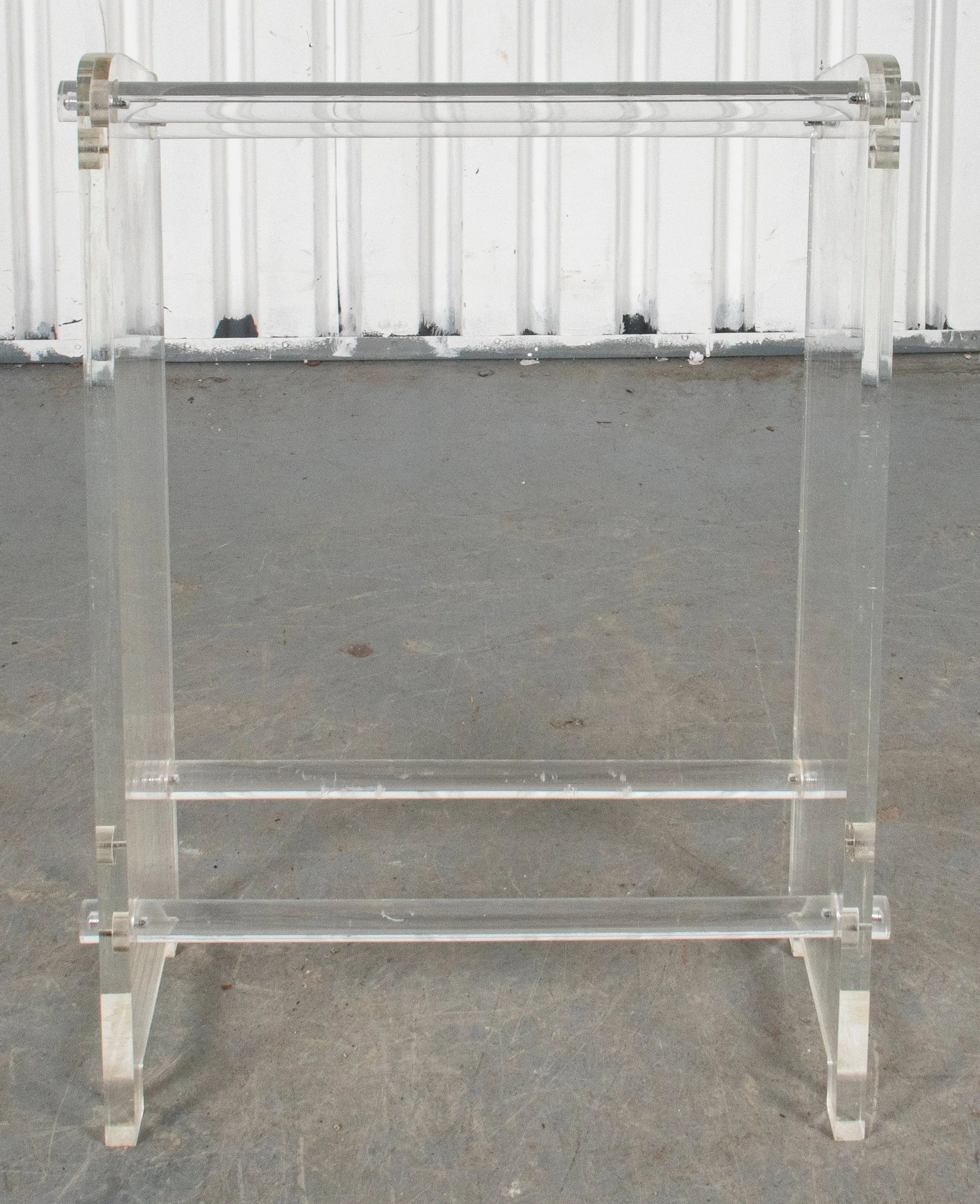 Modern Lucite Towel Rack