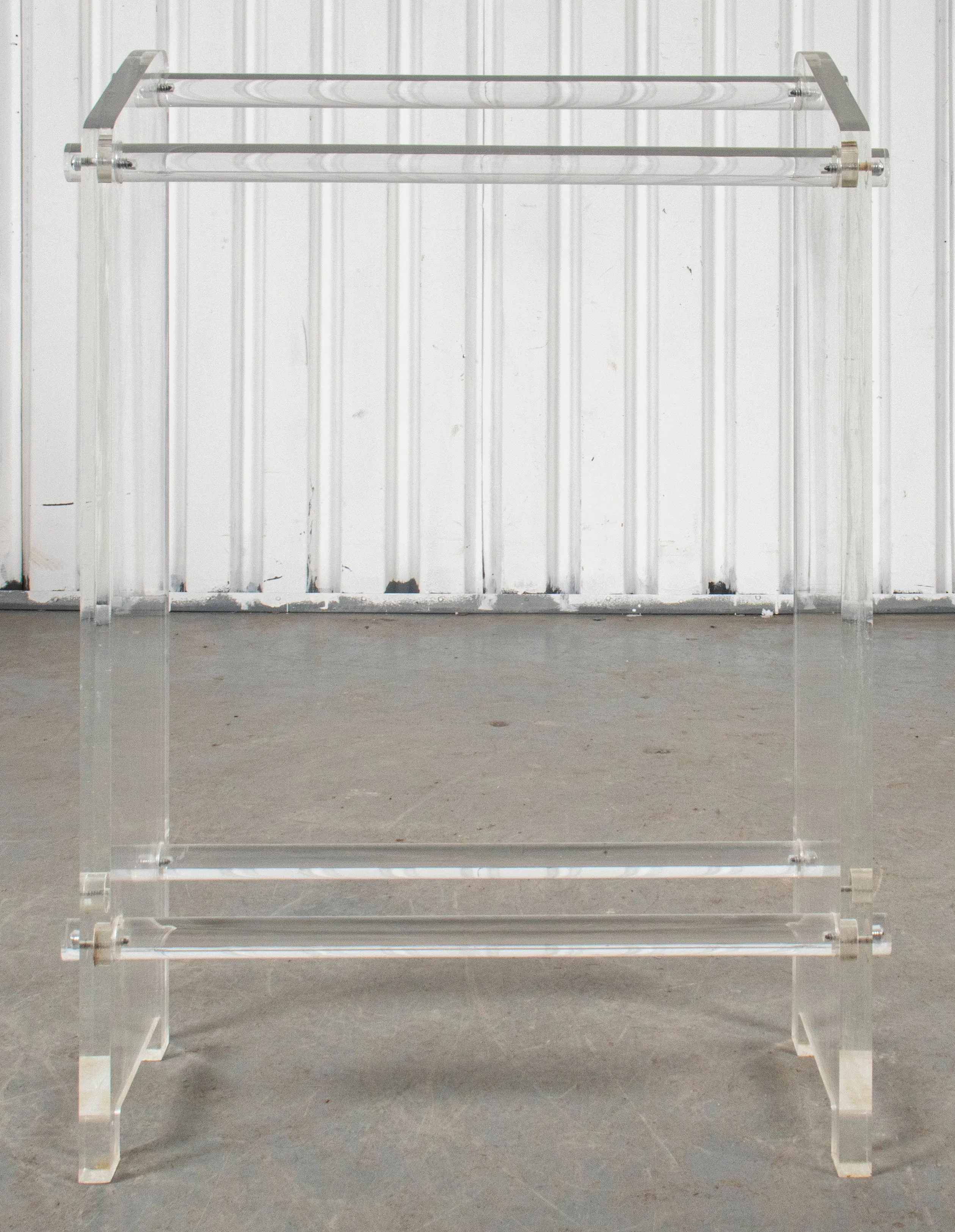 Modern Lucite Towel Rack