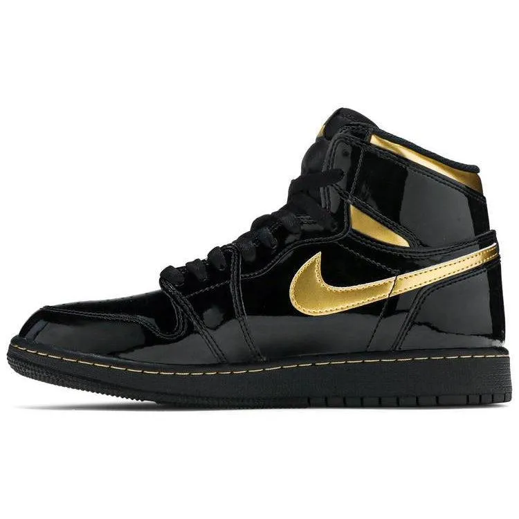 Nike Air Jordan 1 Retro High OG GS 'Black Metallic Gold'