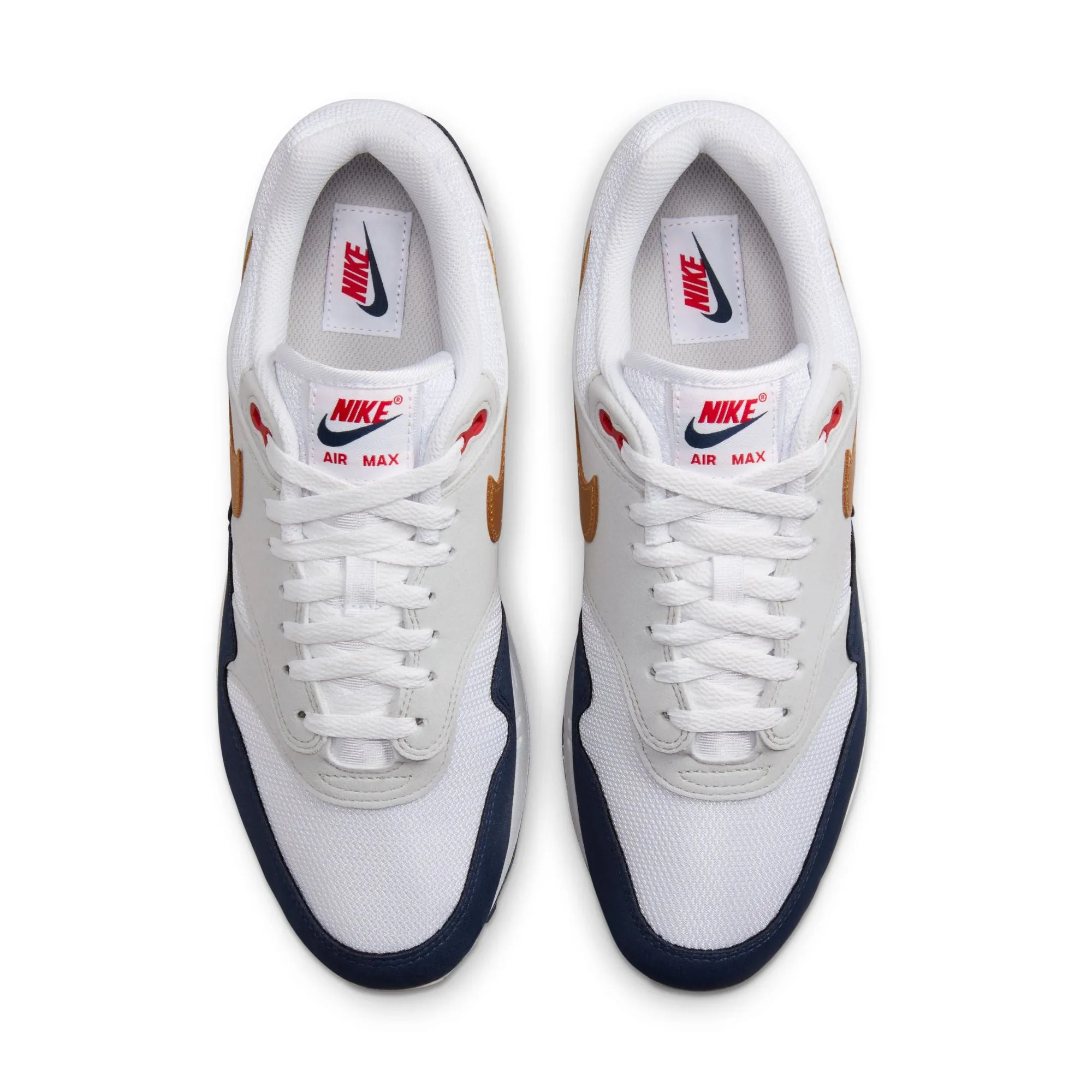 Nike Air Max 1 (Obsidian/Metallic Gold/White)