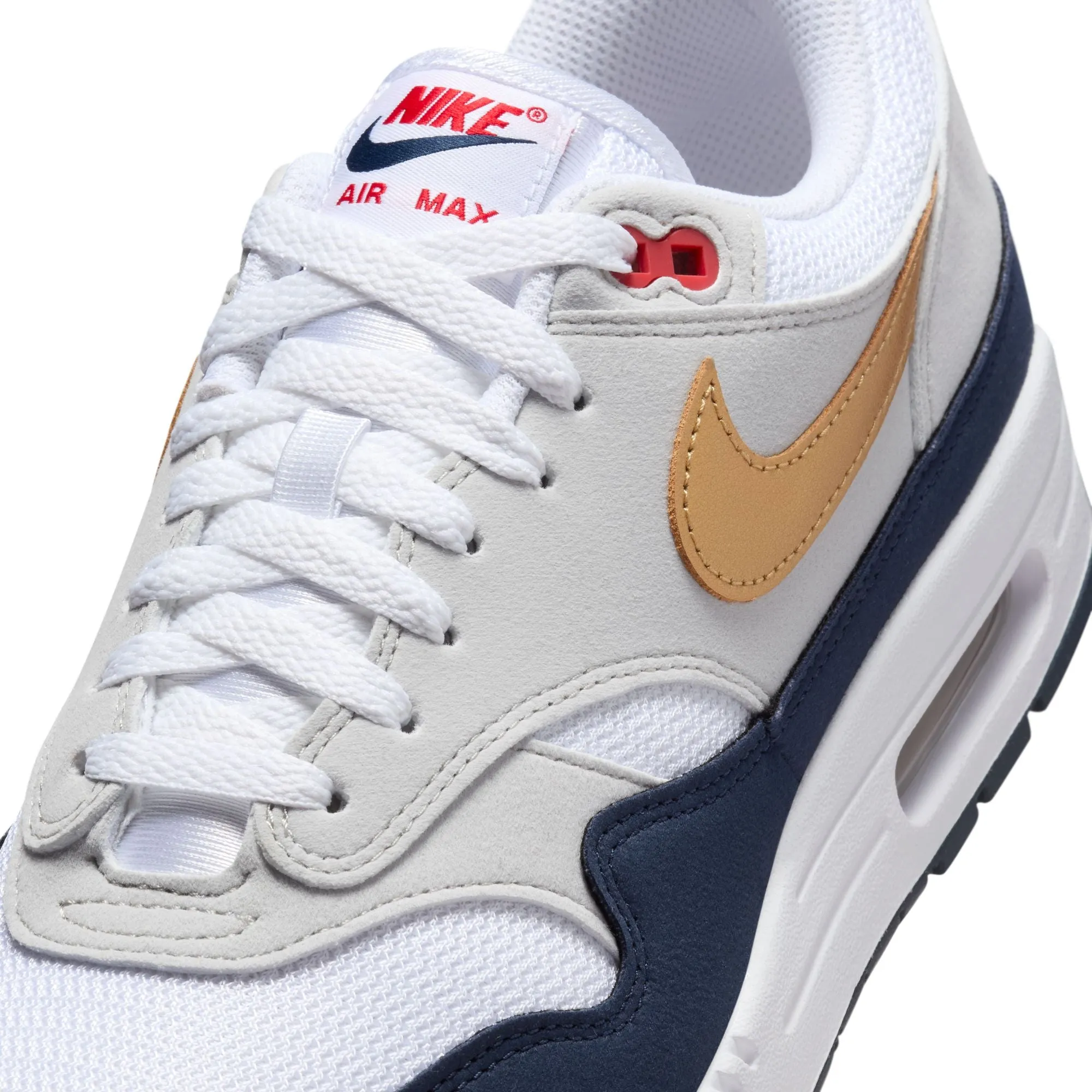 Nike Air Max 1 (Obsidian/Metallic Gold/White)