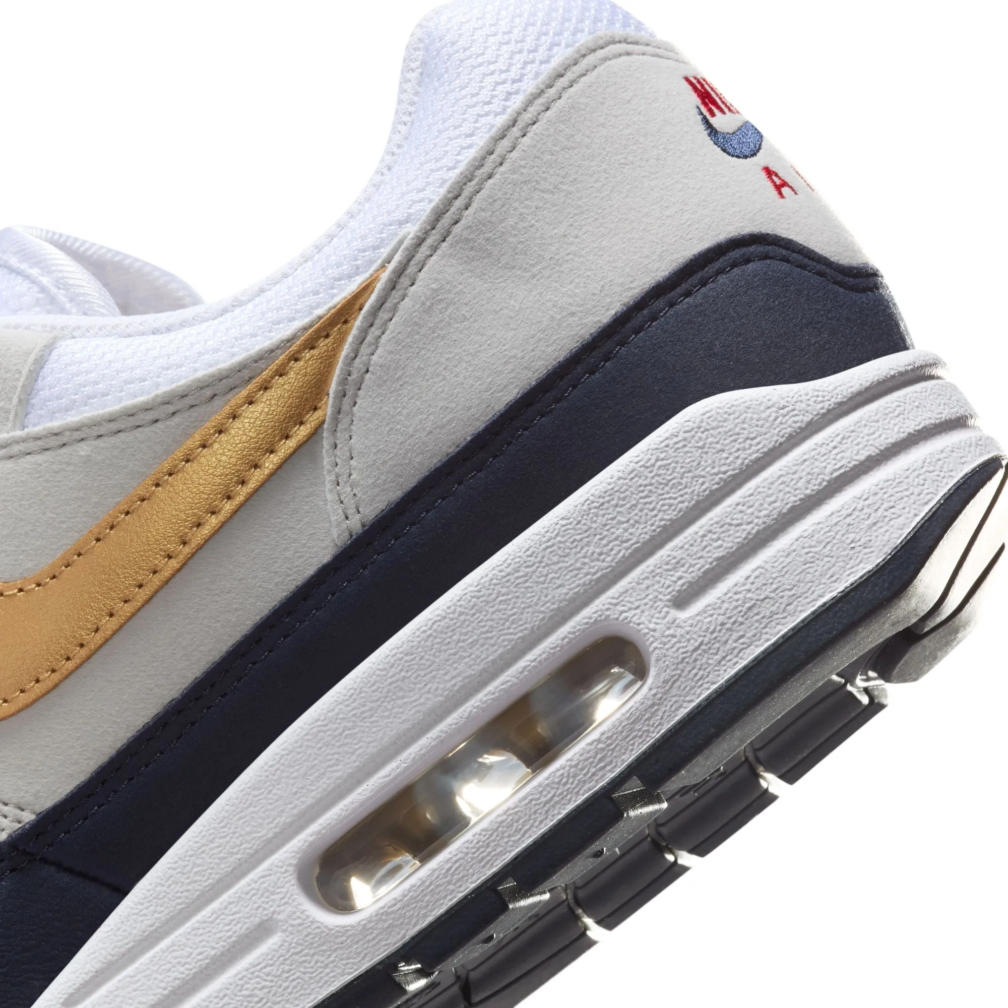 Nike Air Max 1 (Obsidian/Metallic Gold/White)