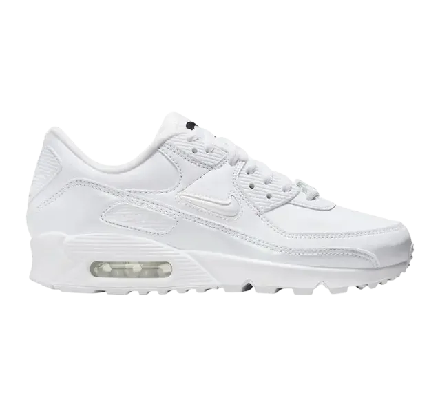 Nike Women's Air Max 90 SE Just Do It Shoes - All White