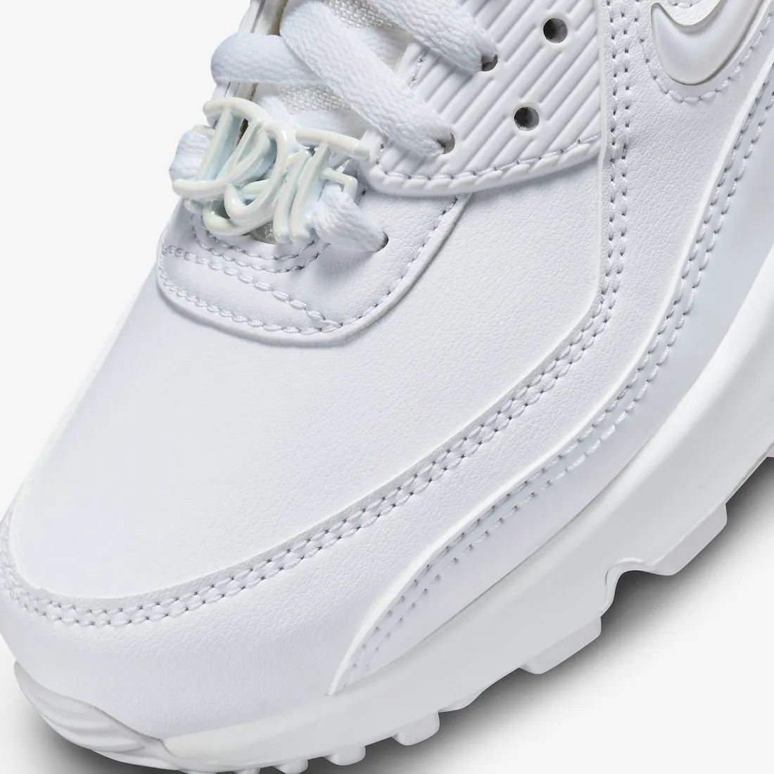 Nike Women's Air Max 90 SE Just Do It Shoes - All White