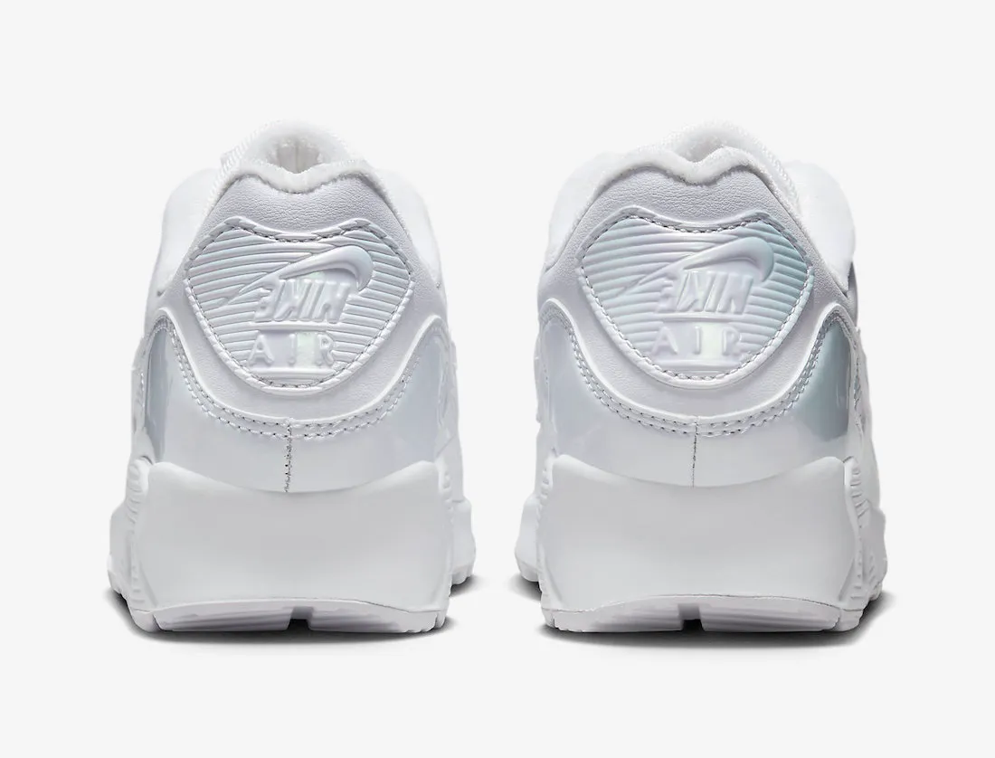 Nike Women's Air Max 90 SE Just Do It Shoes - All White