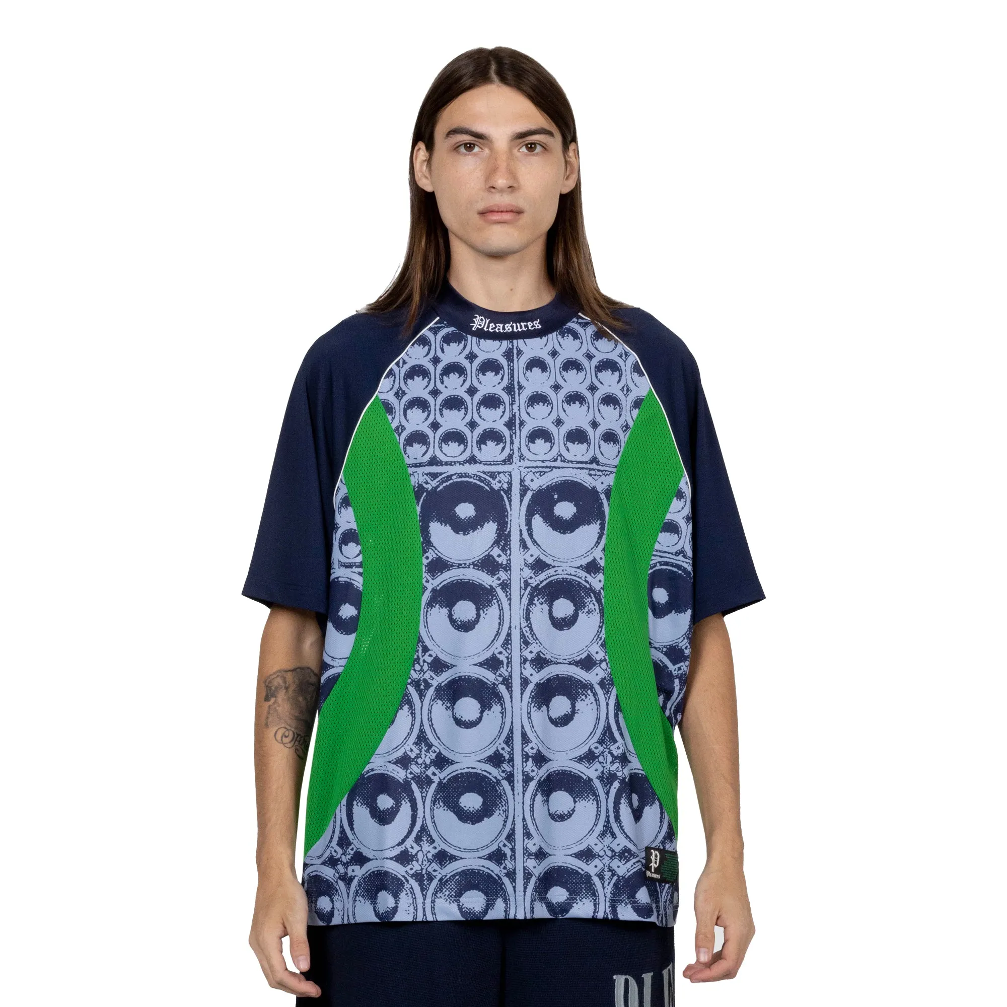 Pleasures Mens Wall Of Sound Soccer Jersey