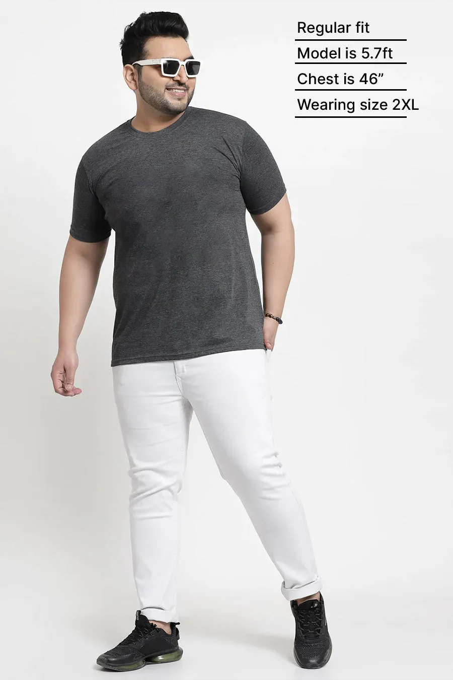 Plus Size - Dark Grey - Classic Crew