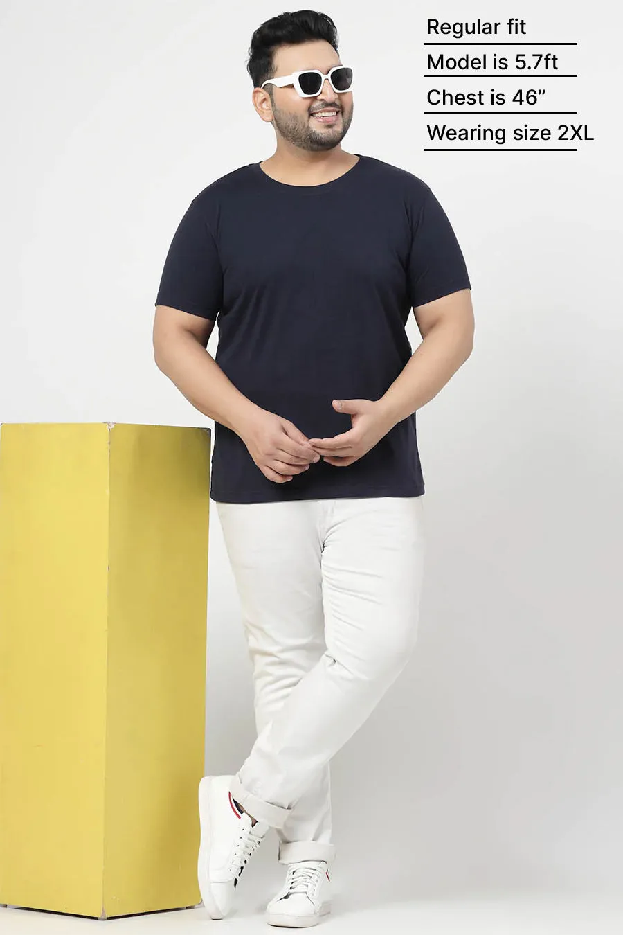 Plus Size - Midnight Blue - Classic Crew