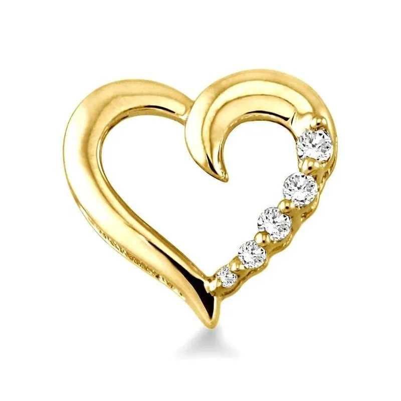 Pure Love Earring in 14K Gold over Sterling Silver