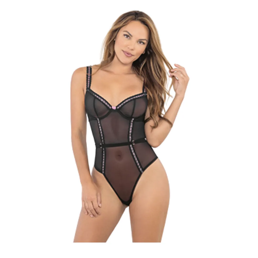 Ribbon Mesh Bodysuit