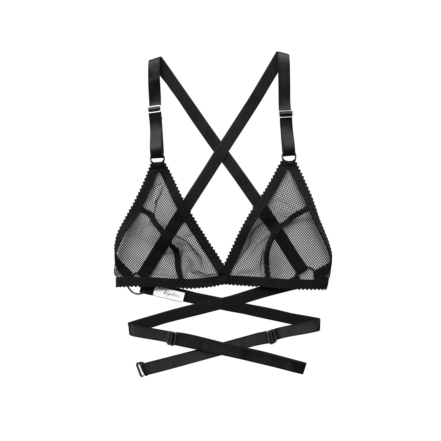 Rosemary Bralette Fishnet Mesh