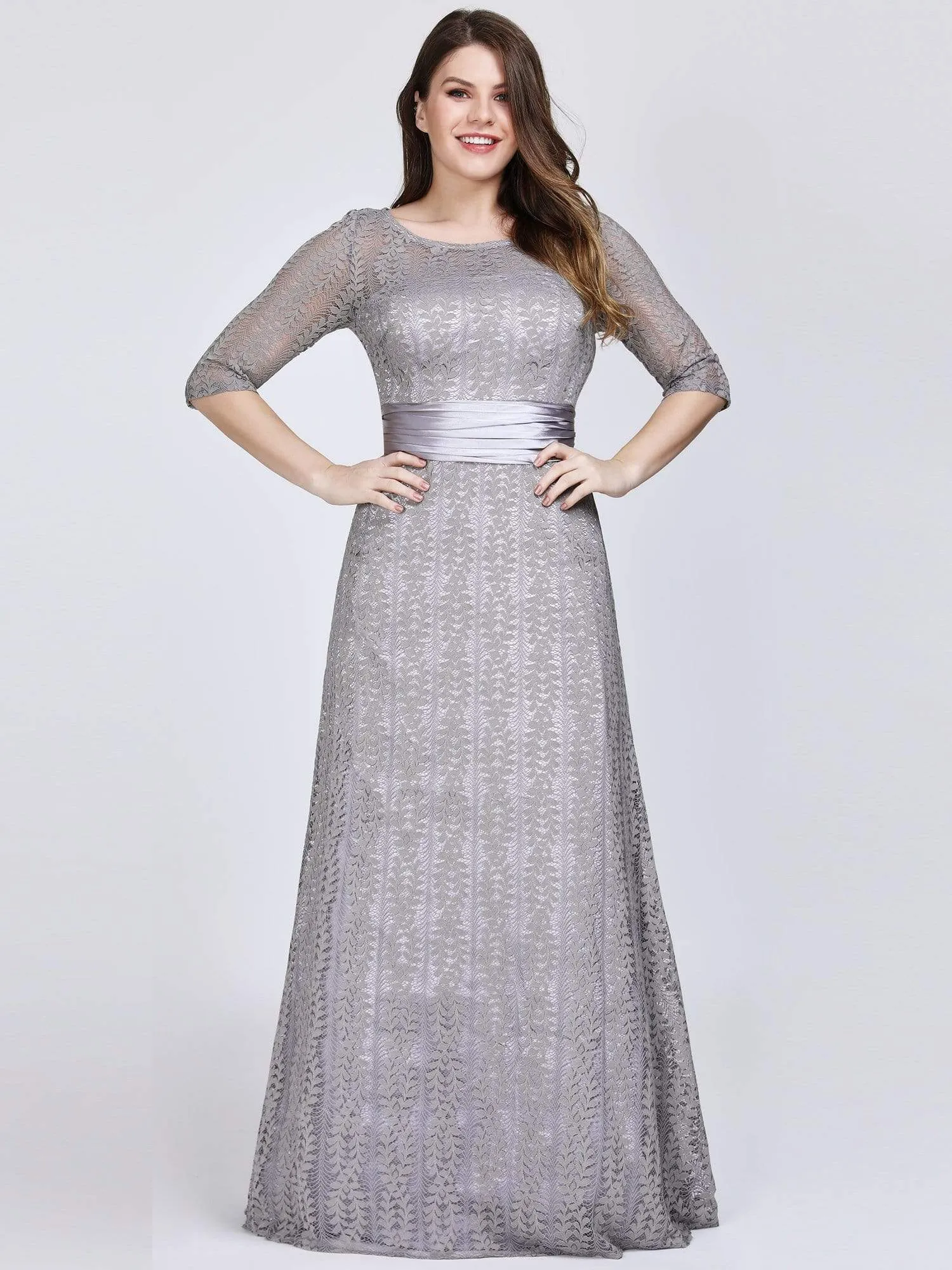 Round Neck Plus Size Dress Size 22 Style 78088