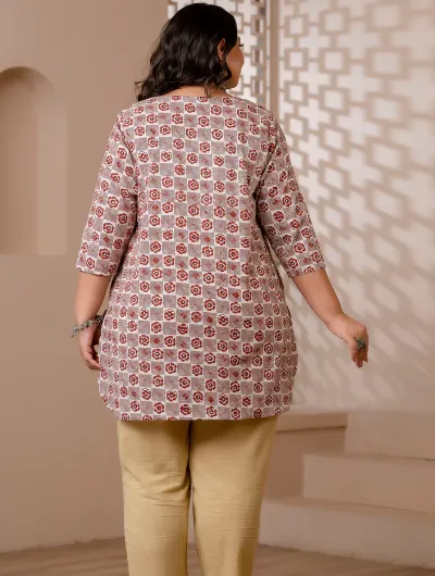 Short Plus Size Kurti Tunic UK Next Day