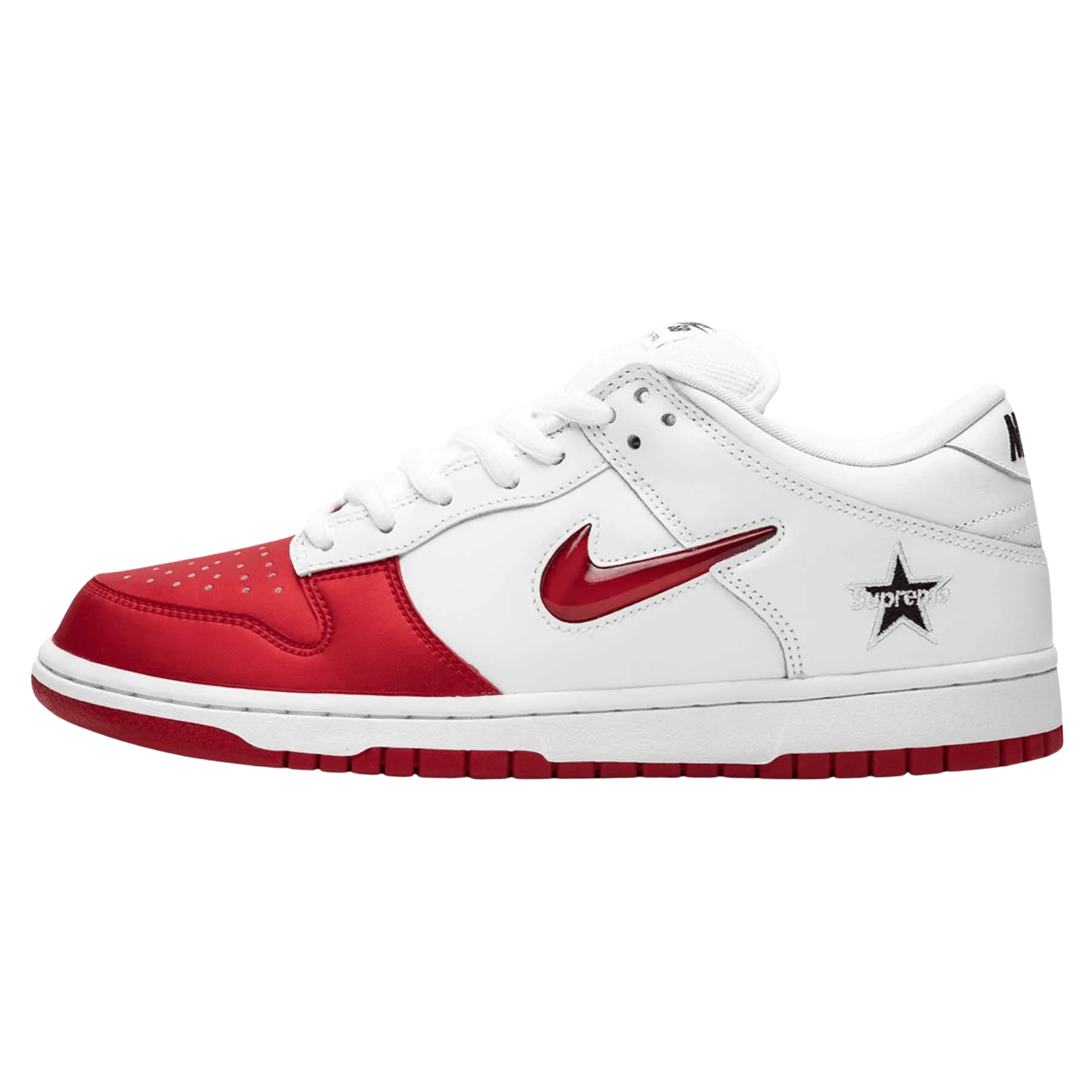 Supreme x Nike SB Dunk Low Red White