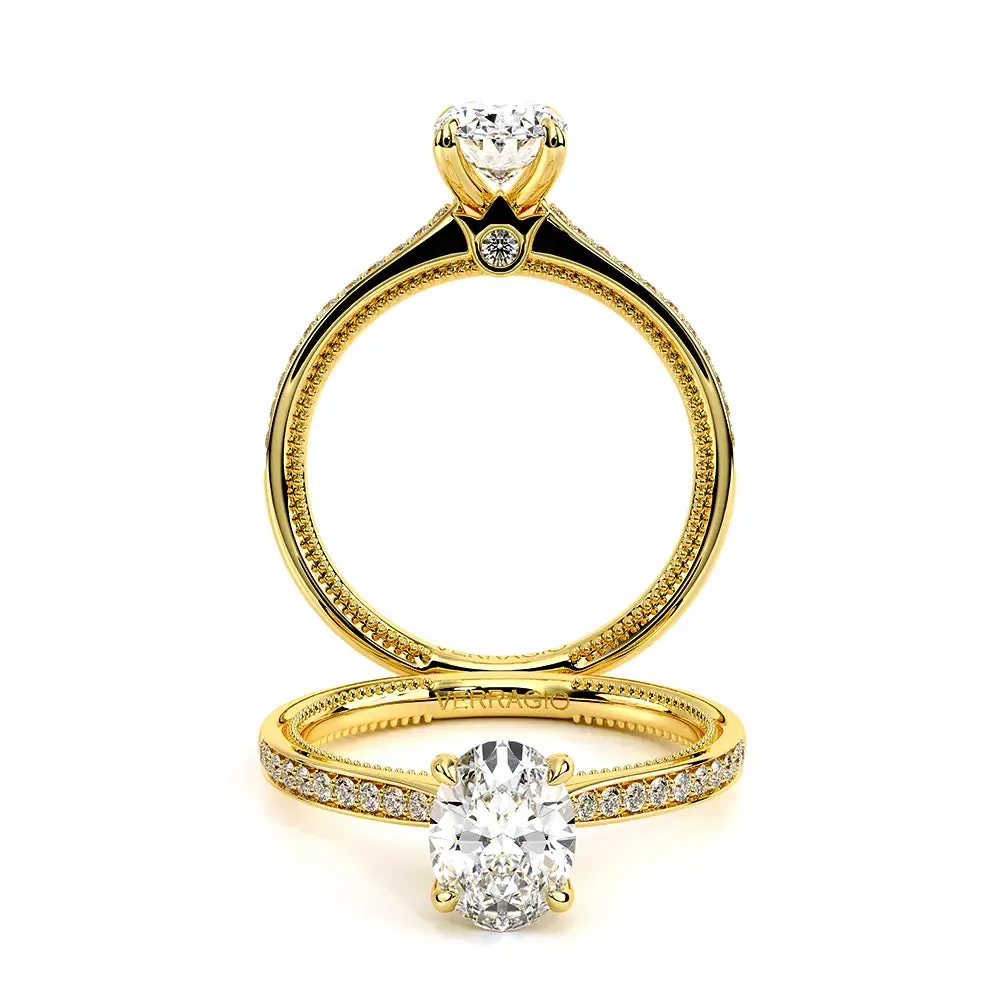 Verragio Renaissance 14k Gold Oval Diamond Engagement Ring