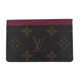 Women's Monogram Card Holder Brown