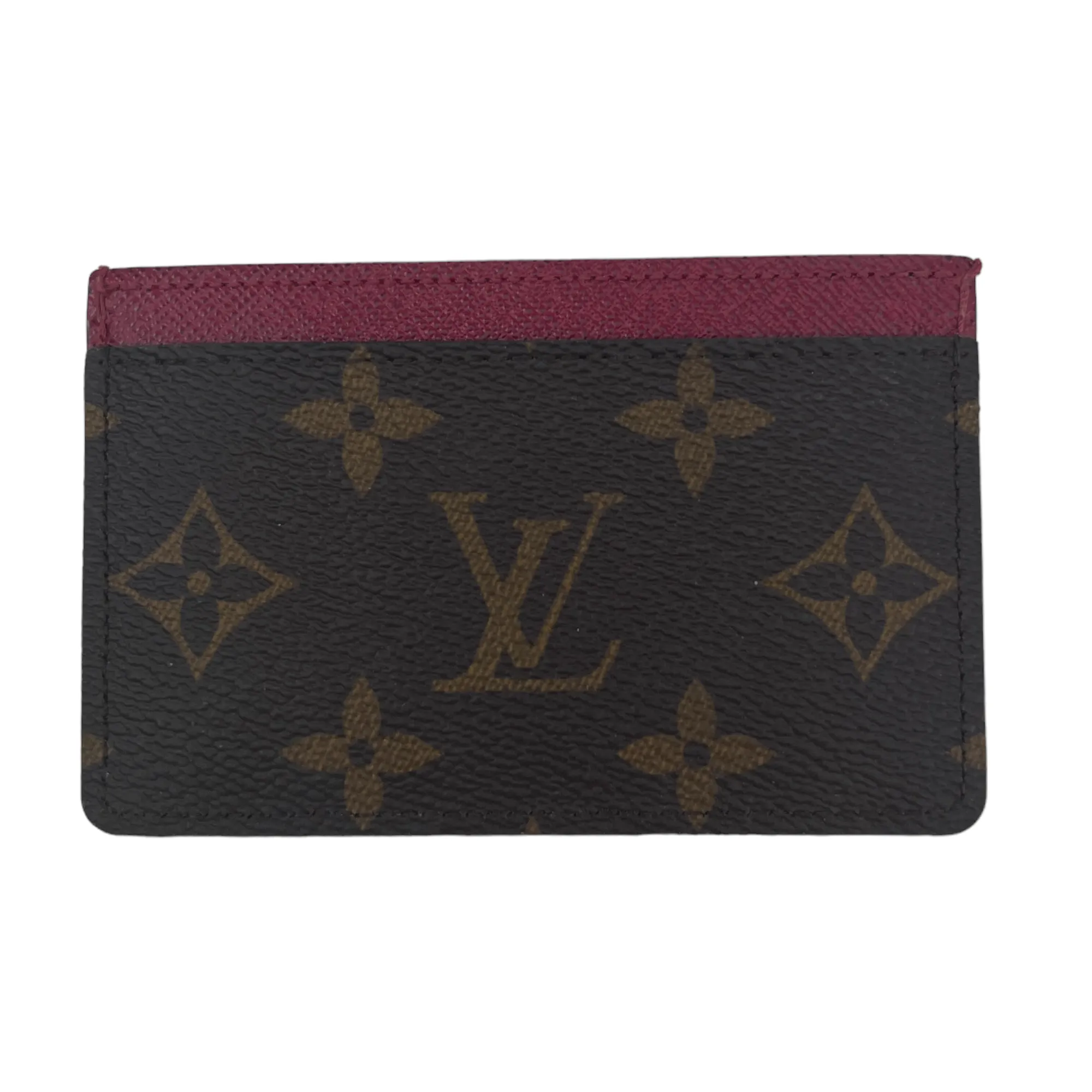 Women's Monogram Card Holder Brown